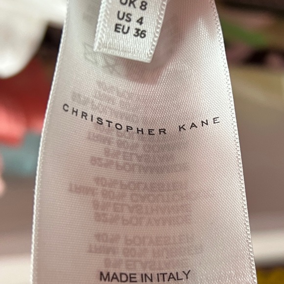 Christopher Kane Black and Pink Python Dress - Picture 7 of 8